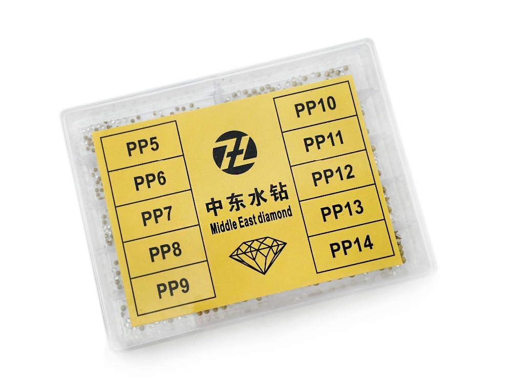 10 Maten 1000 Stks/set Horloge Onderdelen-Stenen, Steentjes, Midden-oosten Diamant Horloge Reparatie Deel