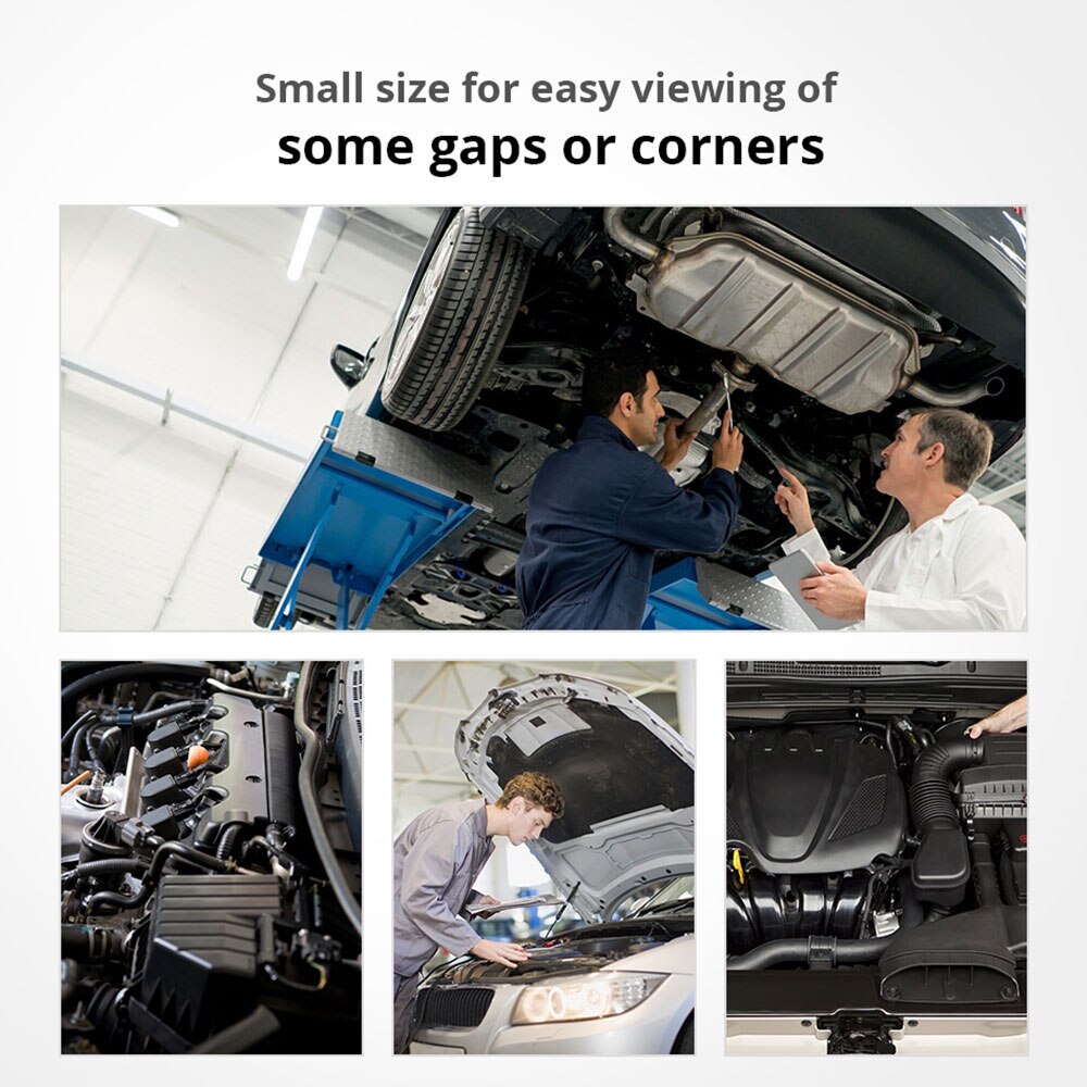 Folding Auto Telescopic Mirror Detection Lens Inspection Round Mirror Extending Car Angle Exterior car Accessorie Universal