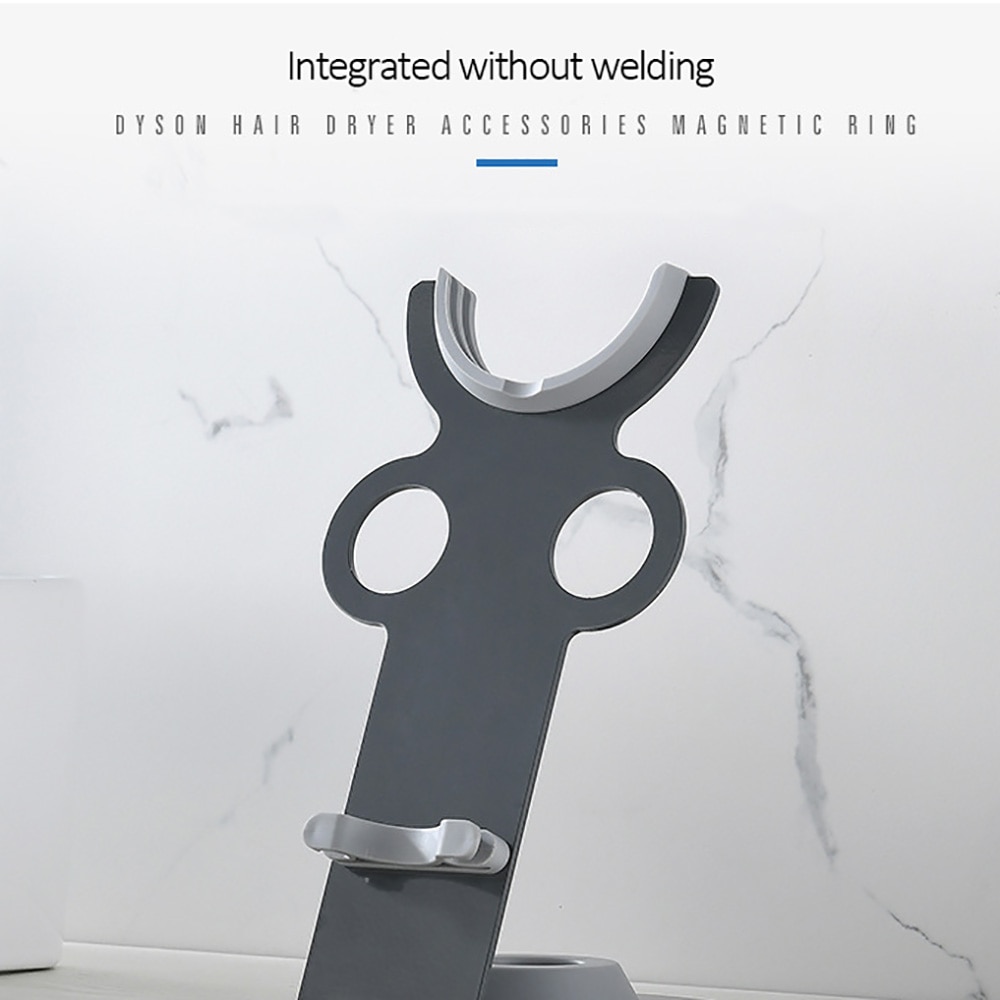 Verzinkt Staal Föhn Desktop Beugel Anti Magnetische Houder Stand Bracket Mount Voor Dyson Supersonic Föhn