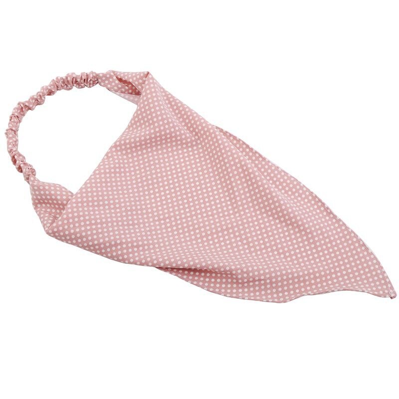 Sciarpe a forma di triangolo alla moda fasce elastiche a punto con Clip moda donna bandane testa avvolgente fascia per la testa accessori per fazzoletti: Colore rosa