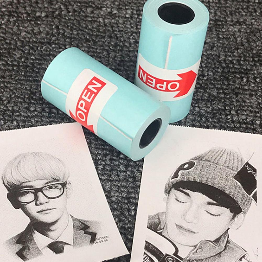 3 rollen/einstellen dauerhaft Druck für Paperang Aufkleber Papier Foto Papier für Mini Tasche Foto Drucker Rechnung Erhalt Papiere