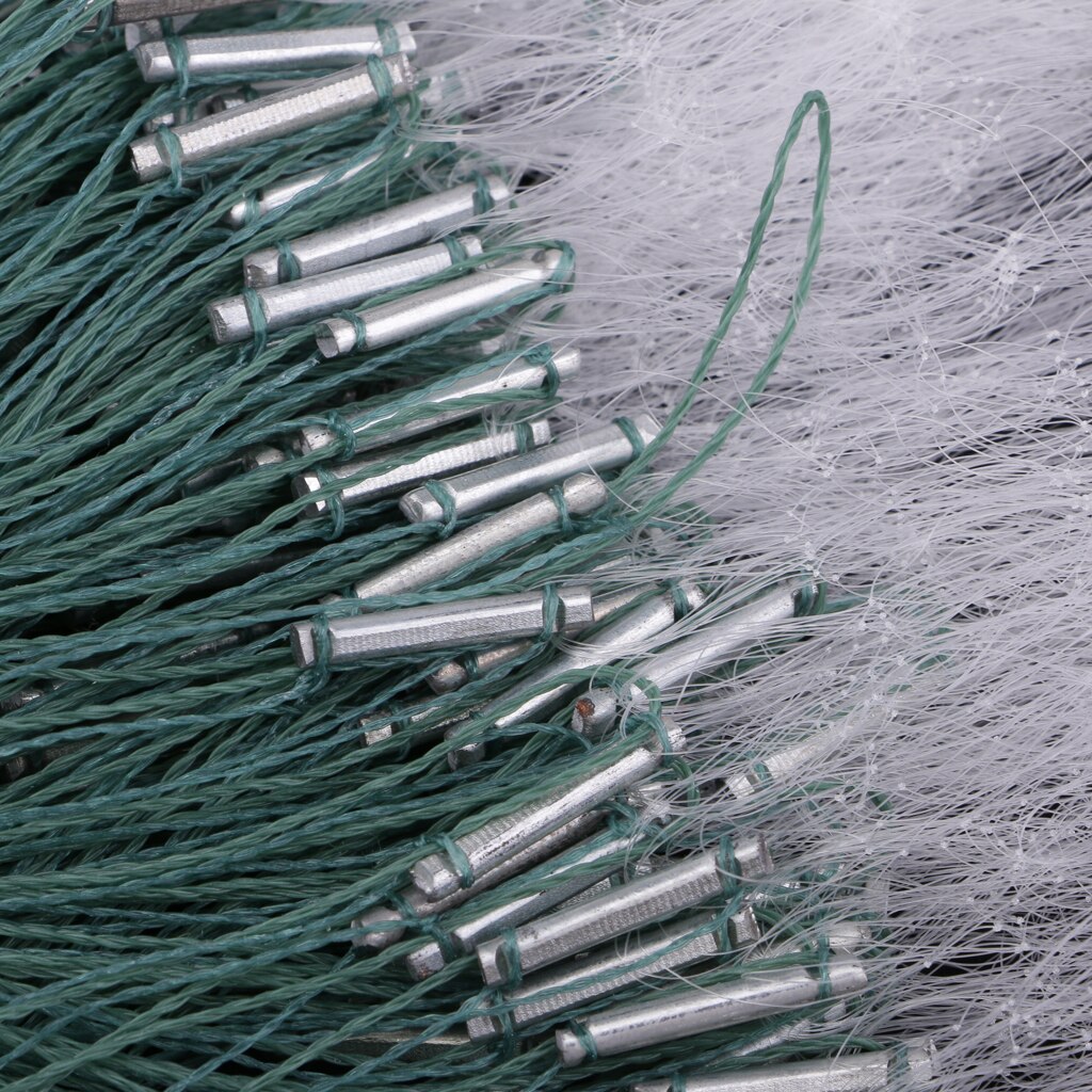 20m x 1.0m Sticky Net Polyethylene Monofilament Fishing Fish Gill Net with Mesh Trap Float Hole Replacement Tackles