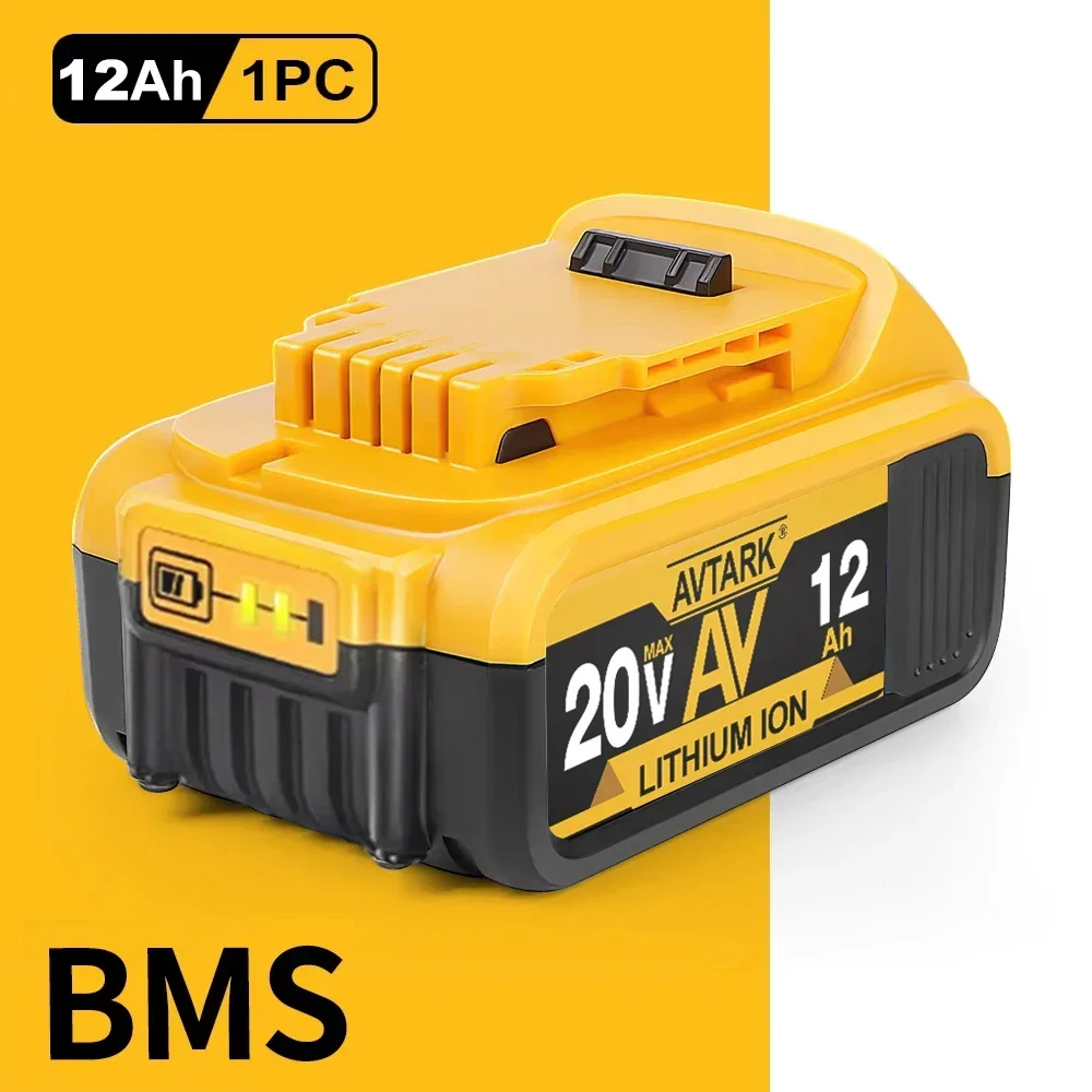 Batterie aux ions pour outils Dewalt Max, 18V, 20V, 3,0 Ah, DCB203, DCB205, DCB206, DCB204, DCB200, DCB182, DCB180, DCB230, DCD, DCF, série DCG: Beige
