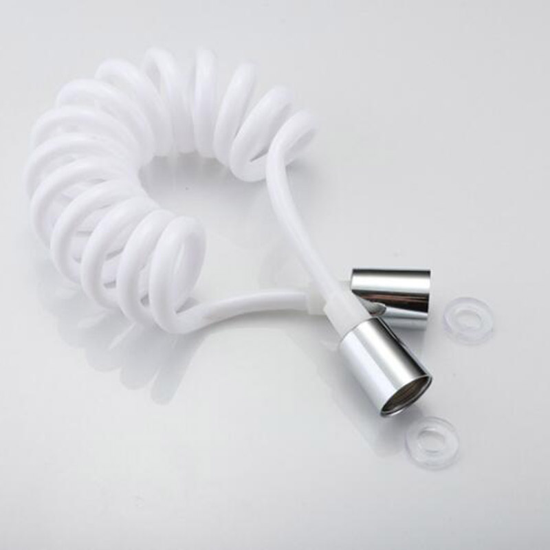 2m Flexibele Doucheslang Abs Lente Vervangende Doucheslang Voor Badkamer Douchekop Toilet Hand Bidet Sproeier Grijs
