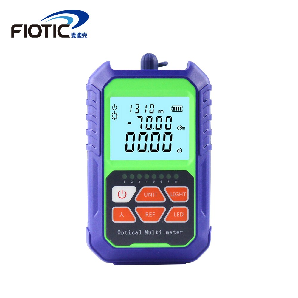 Ftth High Precision Handheld mini Fiber Optical Power Meter -70+3 dBm Fiber Optical Cable Tester