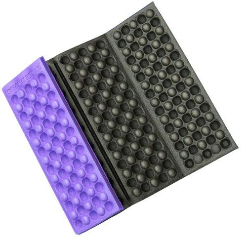 Zachte Waterdichte Dual Camping Wandelen Picknick Draagbare Kussen Seat Pad Outdoor Opvouwbare Camping Vochtwerende Kussen Matras: violet