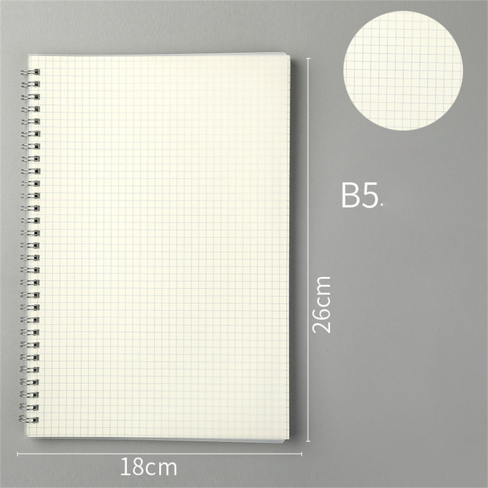 2022 A5 B5 A4 Notebook Notebook Student Eye Protection Coil Book Hand Ledger Business Meeting Student Notebook: B5 grid