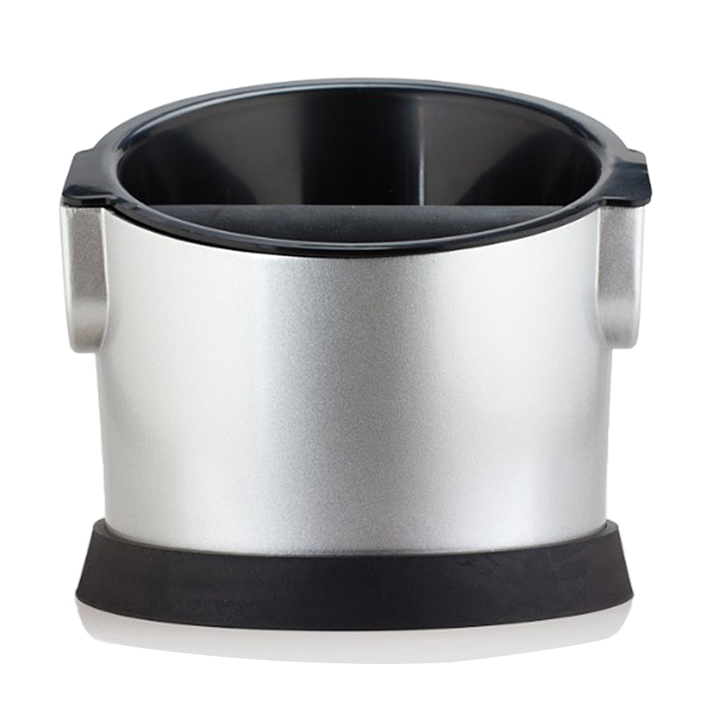 COFFEE KNOCK BOX Bin Espresso Grinds Tamper Waste Tamp Tube Grind