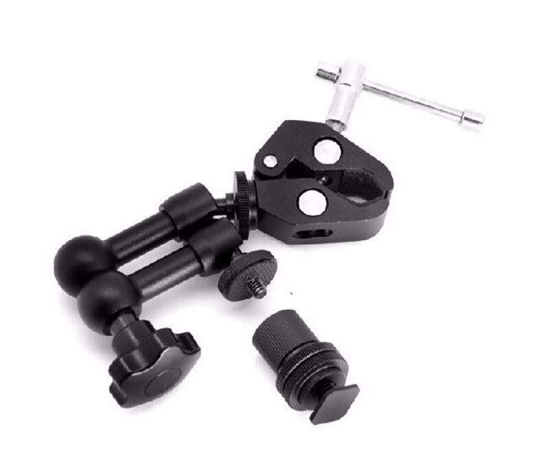 Tilta 10 inches Pro scharnierende arm met dubbele NAVO-hulpstukken met sterke laadvermogen - zwart TA-PAA-B