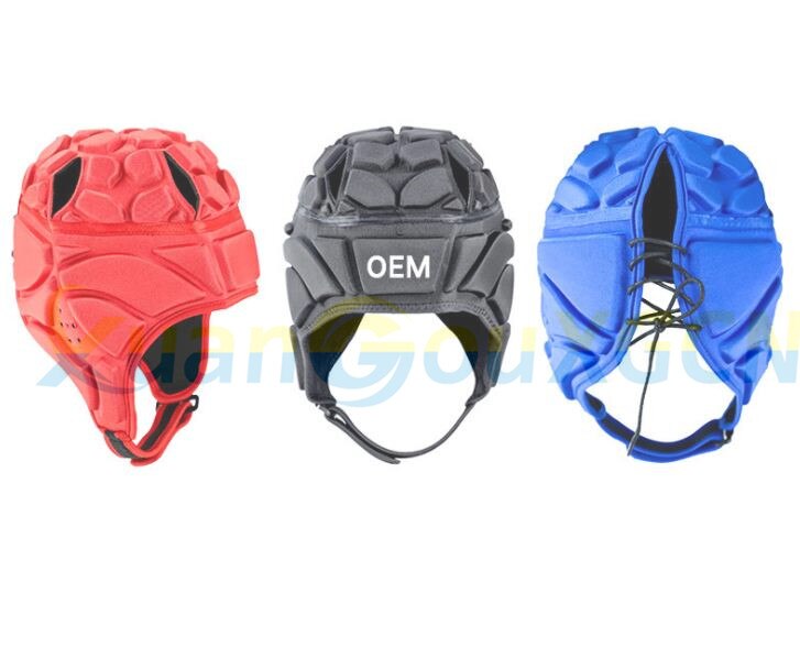 Menn kid hockey tank cap yrke fotball fotball keeper hjelm sport rugby cap head guard målvakt roller hat head protector