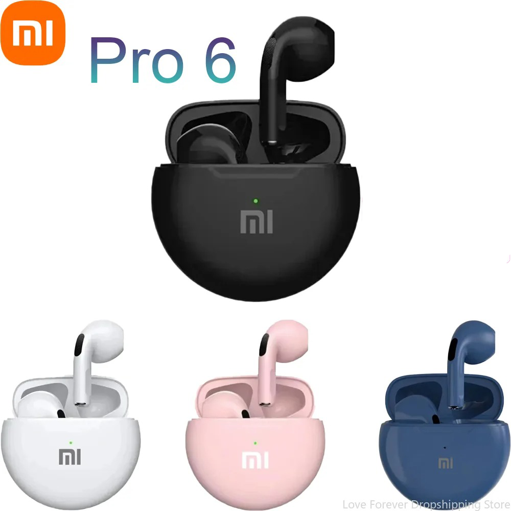 Xiaomi Pro6 Koptelefoon Bluetooth 5.2 TWS 9D Hoofdtelefoon HIFI Gaming Stereo Oproep Oortelefoon Voor iPhone Android Smartphones Oordopjes