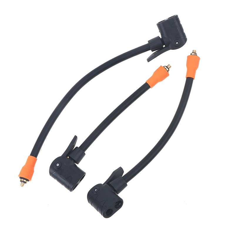 M6-Gewinde-Luftfutter mit Luftschlauch, Standard-Reifenventil-Feingewinde, geeignet für integrierte Luftpumpe mit M6-Gewinde