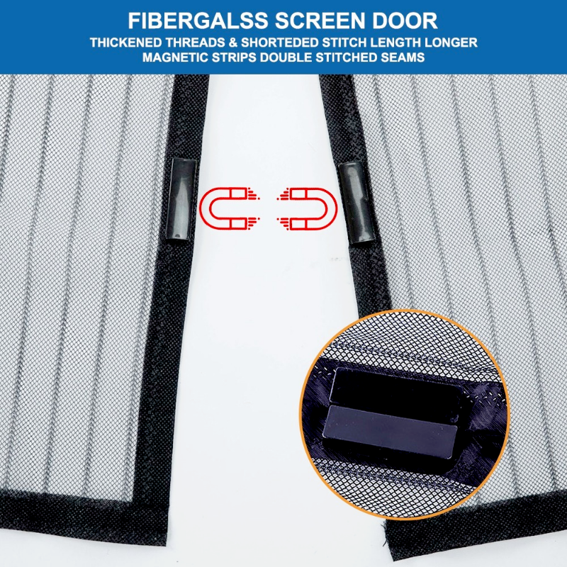 Zanzariera per tenda per porta con schermo magnetico rinforzato senza attrezzi zanzariera per zanzariera per zanzariera zanzariera per porta con chiusura automatica