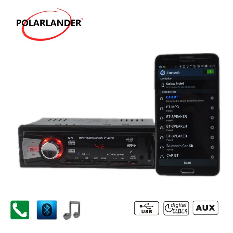 radio cassette player 1 din 12V bluetooth handsfree car mp3 player radio stereo audio sd card/usb/AUX IN/answer Autoradio