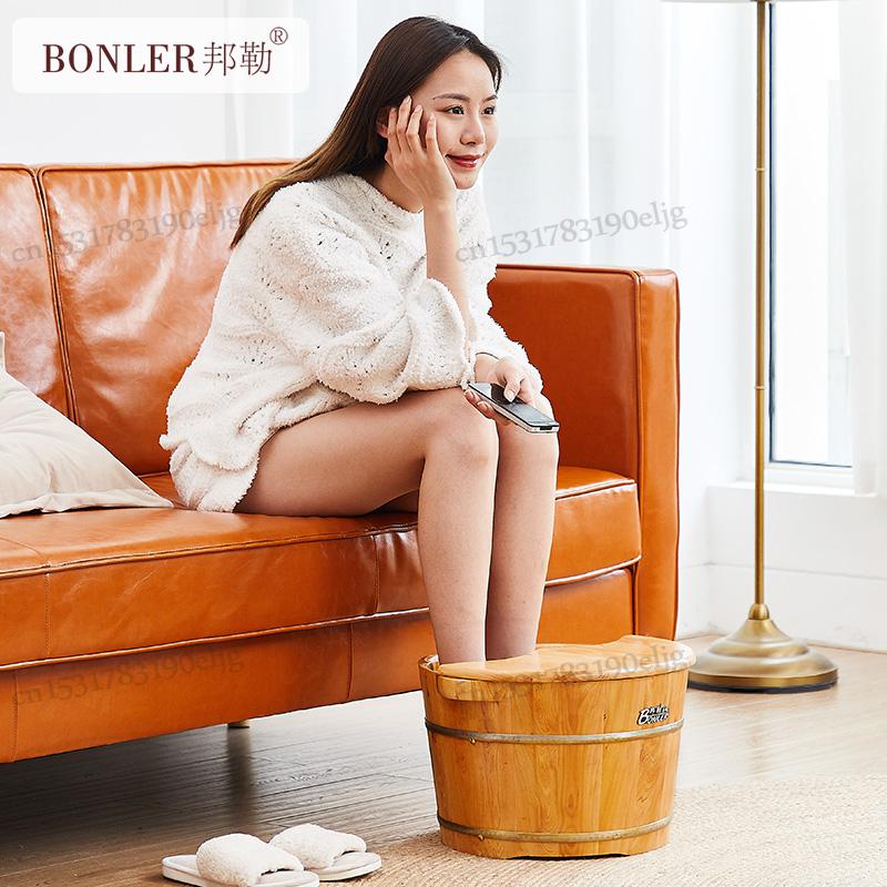 Cedar 26 high wooden barrel foot bath barrel binaural foot bath barrel foot bath barrel foot bath foot bath thickened tub home