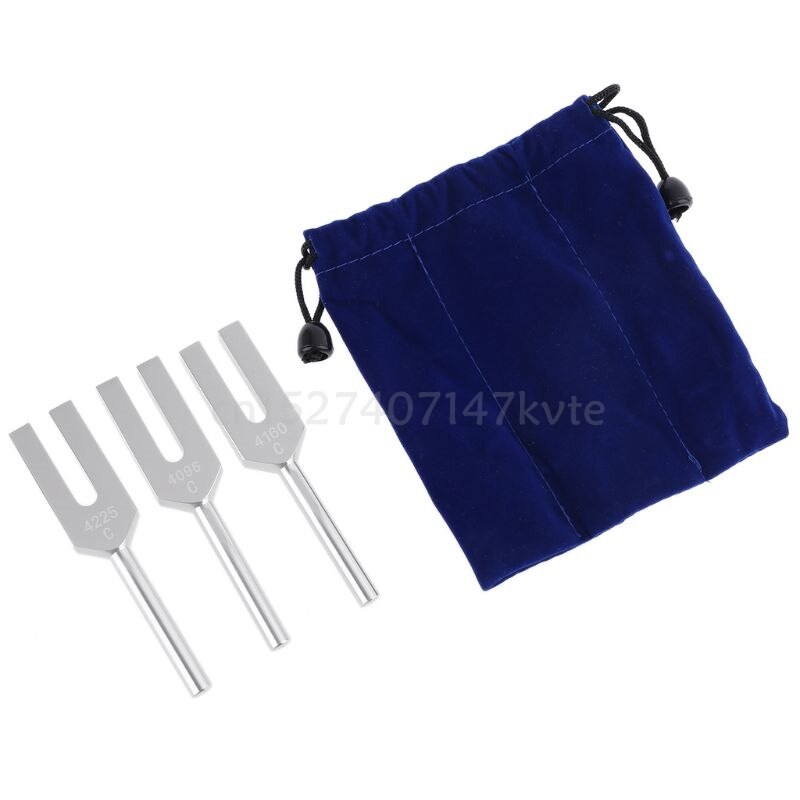 3 stücke Engel Kristall stimmen Gabel 4096Hz/4160Hz/4225Hz C Aluminium Legierung stimmen Gabel