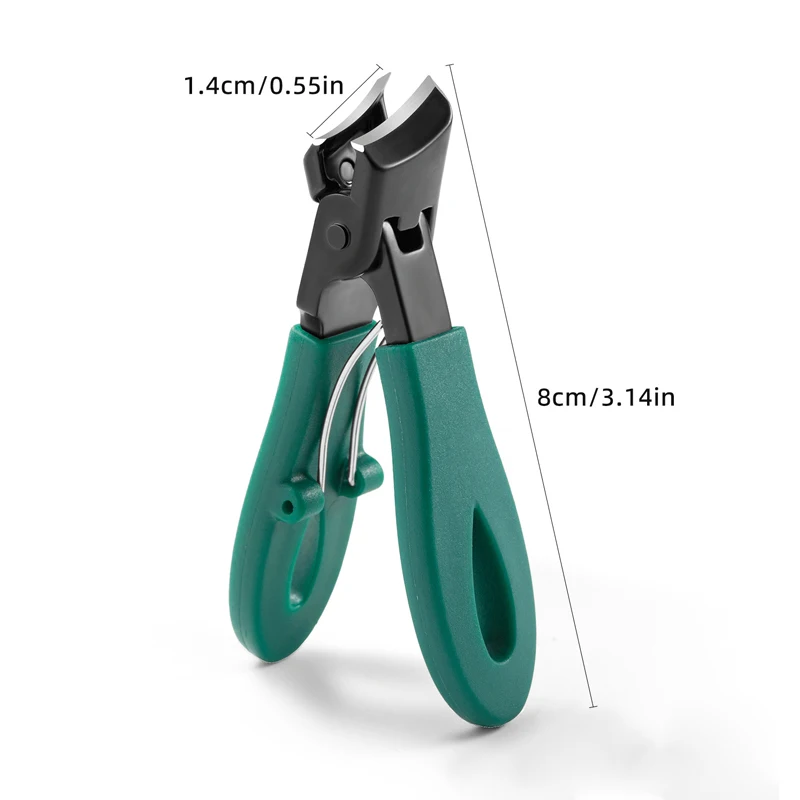 Special Anti-splash Nail Clippers ABS Ingrown Toenail Cuticle Cutter Diagonal Pliers Household Nail Trimmer Manicure Tools: Light Grey