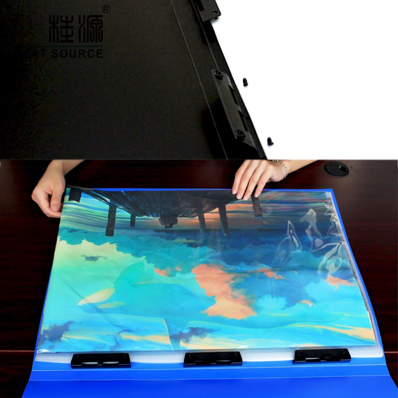 A1 sac de présentation A1 classeur pochette 6 trous pour A1 classeur Document W610 * H845mm(24.02 "* 33.27") (10 pièces)