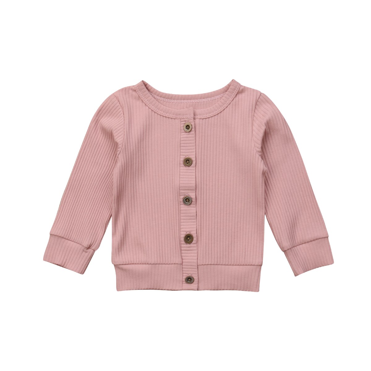 Baby Meisje Gebreide Trui Jongen Vest Kids Tops Kinderen Outfit Meisjes Kleurrijke Tees: Roze / 18m
