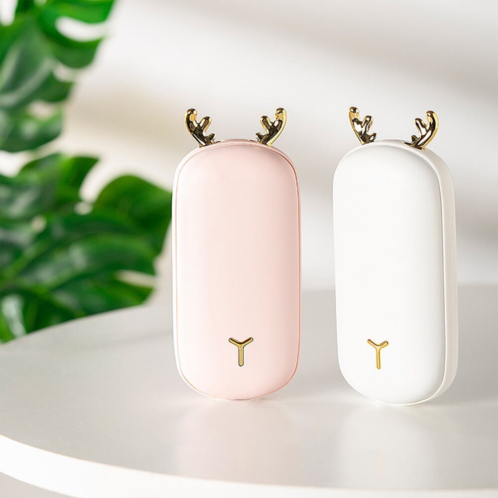 hand warmer digital display double-sided temperature control hand warming heater usb charging pocket warmer