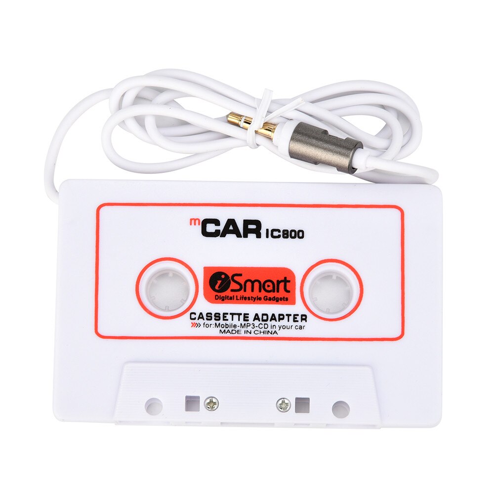 Cassette para automóvil IC800, cinta Casette de 3,5mm AUX para MP3/MP4 CD para iPod/iPhone, adaptador de Audio Universal para coche