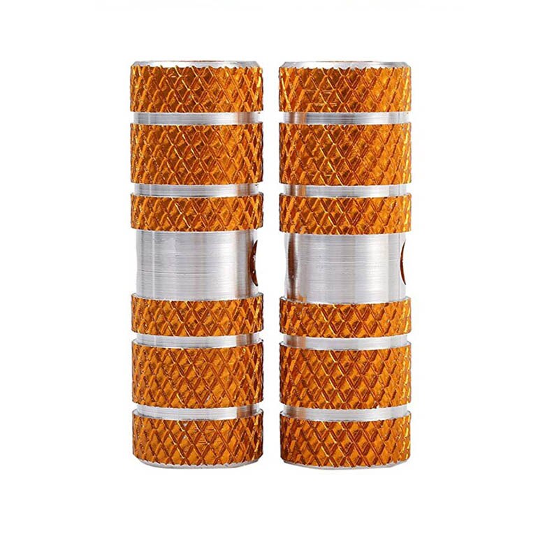 5 Kleuren Antislip Mountainbike Fiets Voetsteun Aluminium 3/8 "Staande As Voetsteunen Bmx Voetsteun Pedalen Fietsen equip: gold