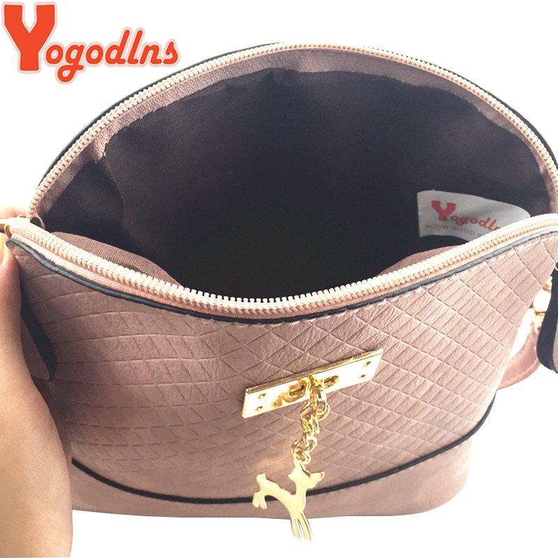 Yogodlns ! Vrouwen Messenger Bags Mode Kleine Tas Met Herten Speelgoed Shell Vorm Bag Vrouwen Schoudertassen