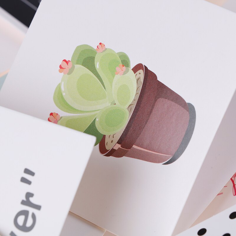 Nuovo 10 pz/impostato biglietti d'auguri di compleanno dei cartoni animati cartolina di capodanno in bianco mini cartoline creativo carta di san valentino di natale 8x8cm