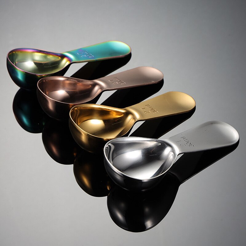 1 Pcs 304 Stainless Steel Kitchen Measuring Spoons Coffee Sugar Scoop Cake Baking Flour Measuring Cups Kitchen Cooking Tools