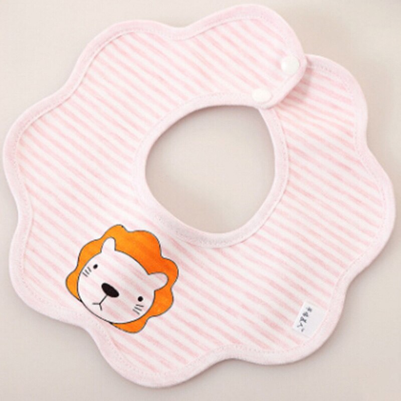 Baby Slabbertjes - Cartoon Dieren - Waterdicht Katoen - Unisex Peuter Voeding