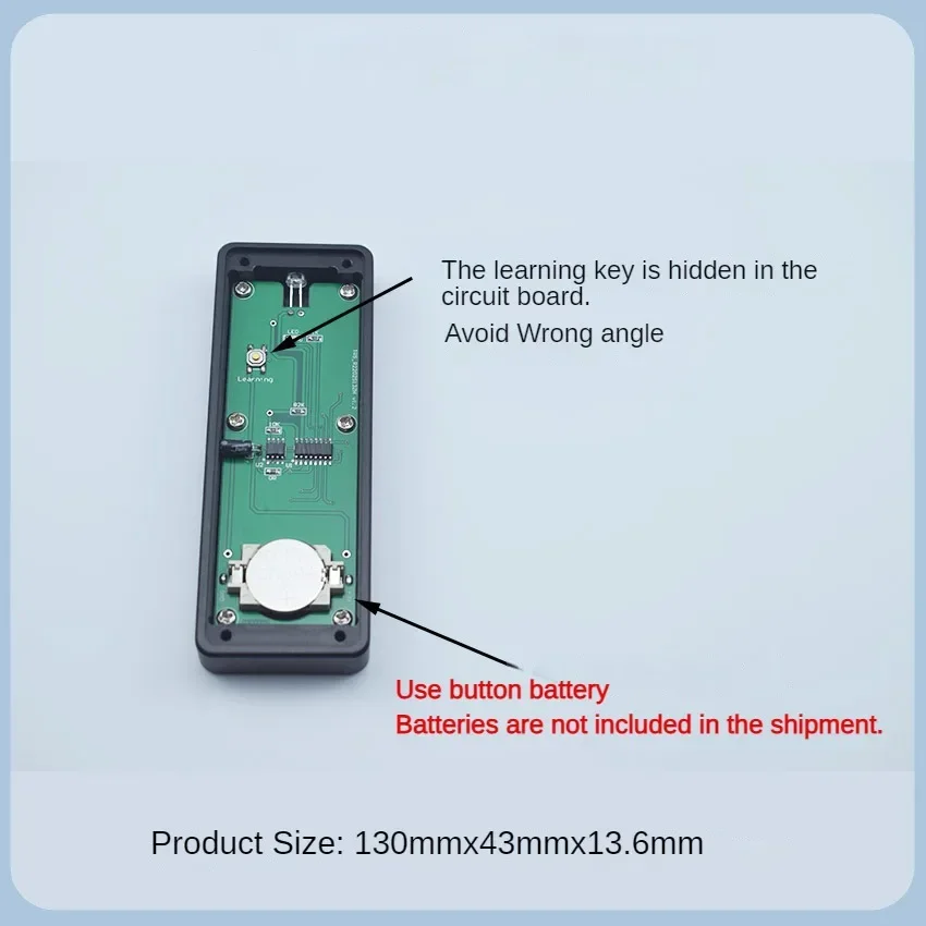 Aluminum Alloy Universal Learning Infrared Remote Control for DAC Amplifier CD DVD TV Set-top Box