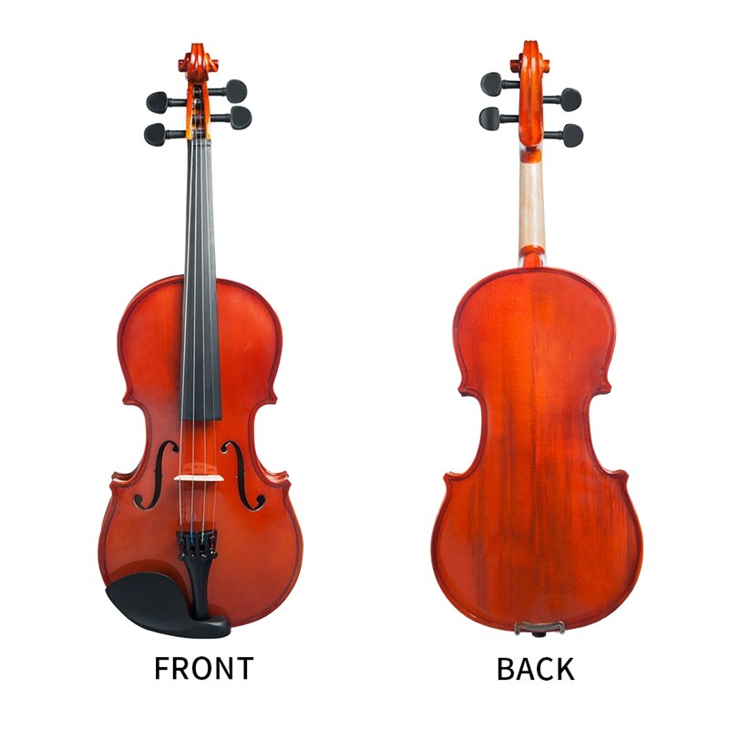 1/4 High-Gloss Violin Finished Violin Student Violin with Box + Bow + Rosin Student Indoor Cello Natural Violin