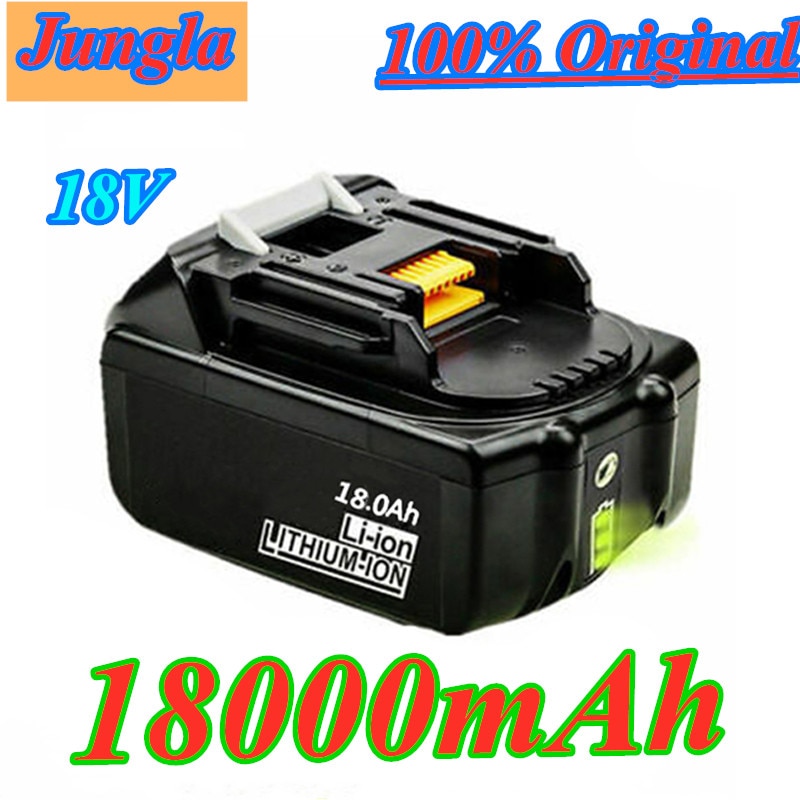 För makita 18v 18000 mah 18.0ah uppladdningsbart elverktygsbatteri med ledd li-jonersättning lxt  bl1860b bl1860 bl1850