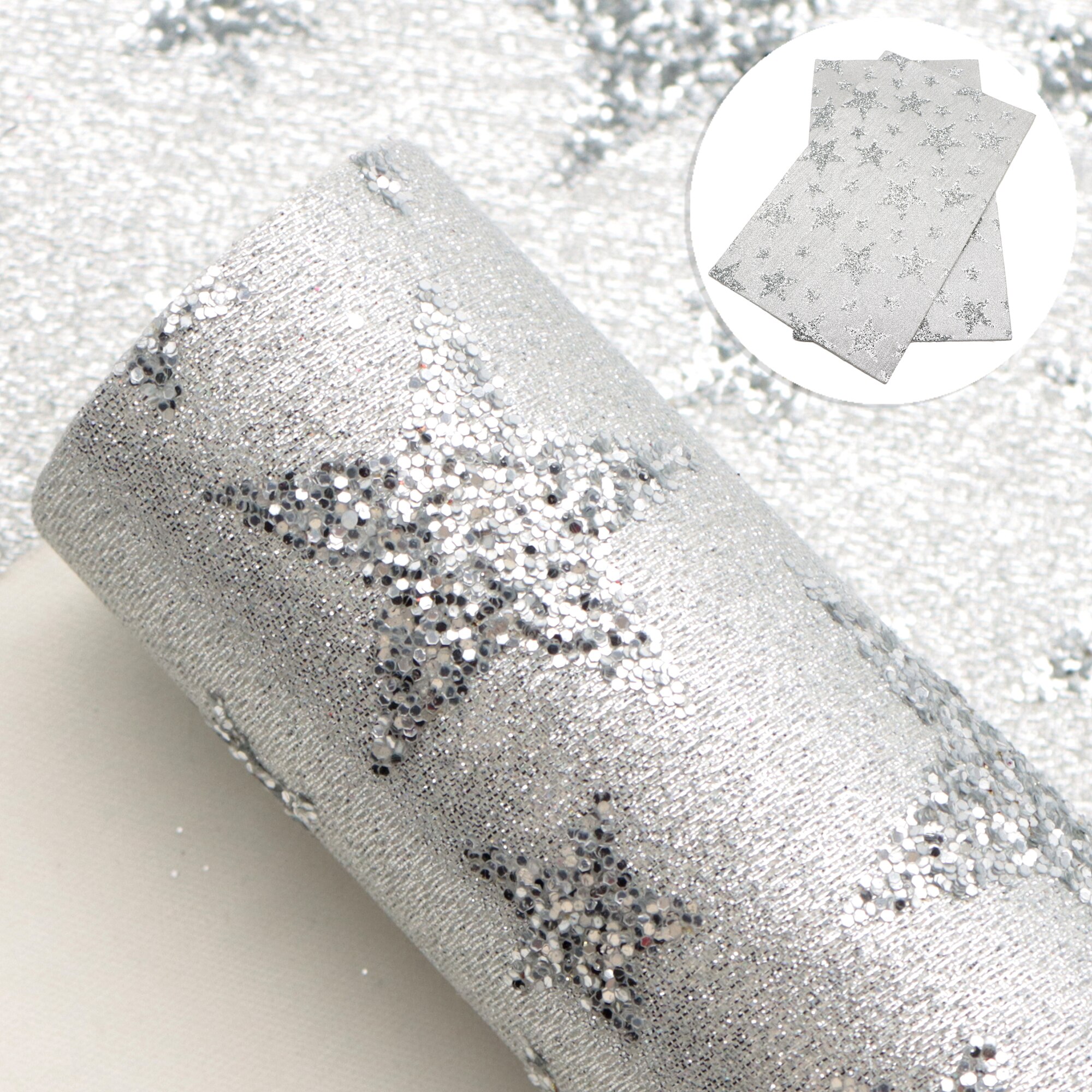 20*34Cm Zeester Glitter Faux Leer Stof Lakens, Diy... Grandado