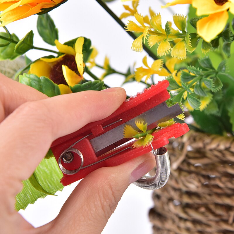 1Pc Multifunctionele Duim Mes Tuin Snoeischaar Fruit Plukken Apparaat Veilig Fruit Blade Tool Snijmes Ringen Finger Protector