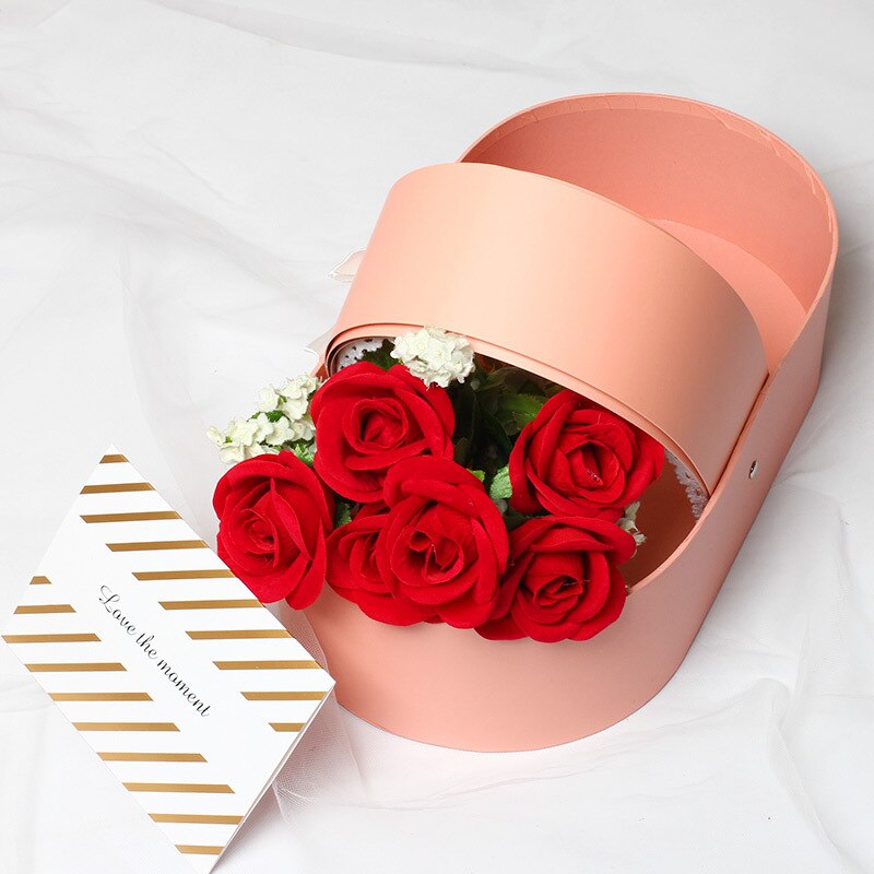 cradle flower box personality flower packaging box bouquet box paper flower basket empty box Christmas Decor