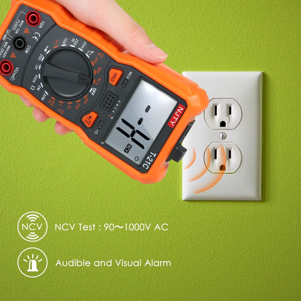 Mini Digitale Multimeter 1999 Telt Multi-Functionele Non Contact Multi Meter Voltmeter Amperemeter Ohmmeter Meten Ac/Dc Spanning