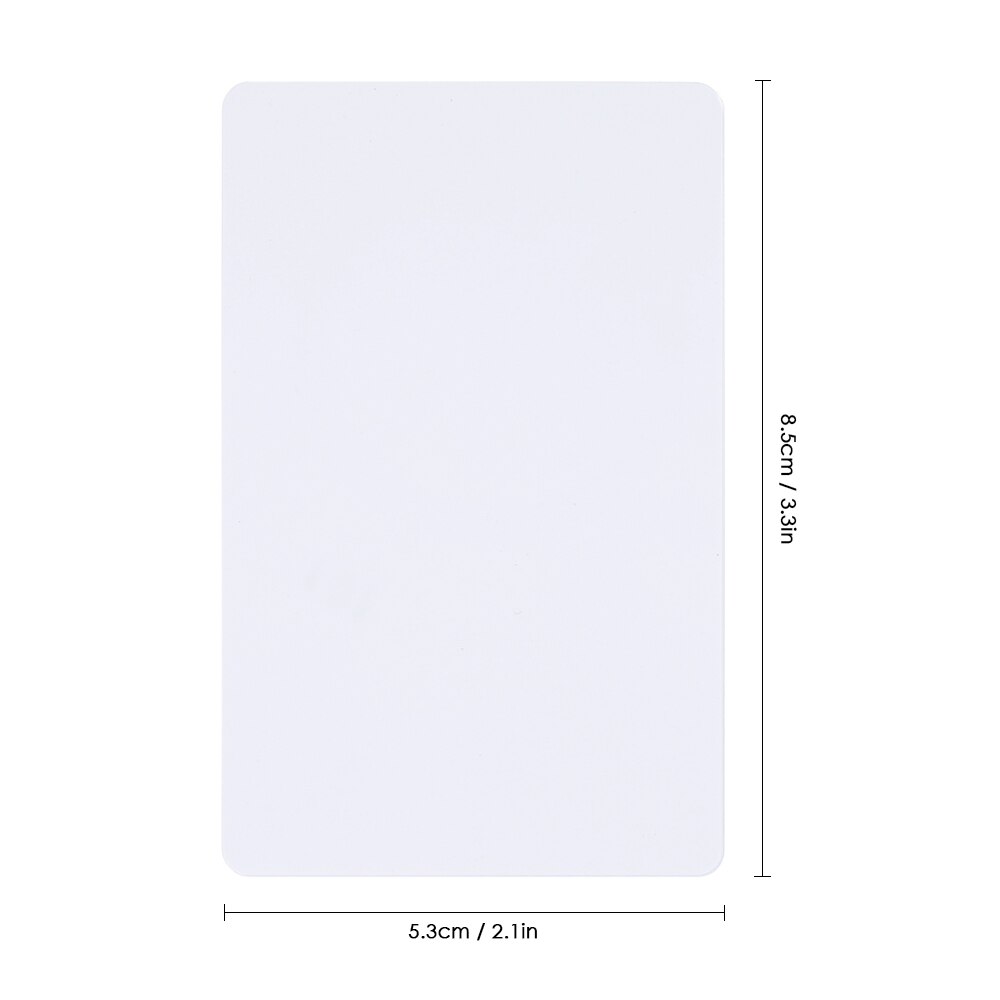 25pcs/set 125KHz RFID Card Readable Writable Rewrite Blank White Key Cards for Access Control