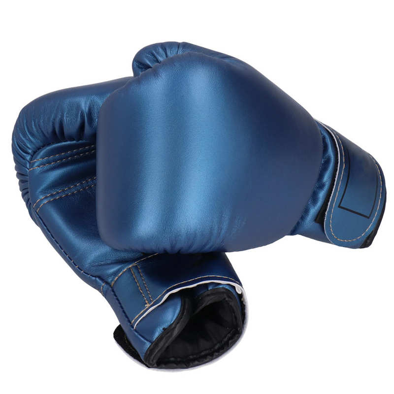 2 Stuks Kinderen Bokshandschoenen Vechten Bokshandschoenen Training Vechten Sparring Ponsen Kickboksen Handschoenen Pu Lederen Punch Handschoenen: Blauw