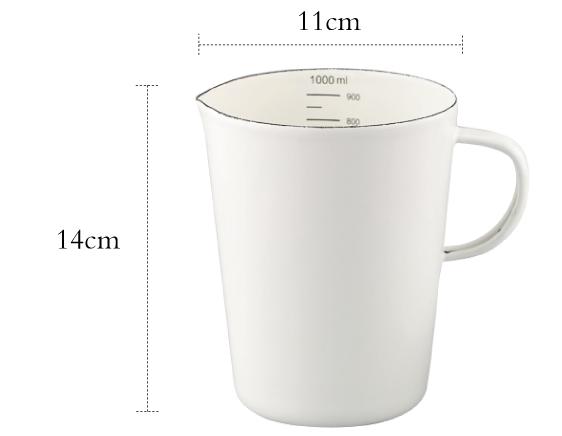 Emaljmätkopp med skalmjölkburk kaffekopp vattenkopp: B1