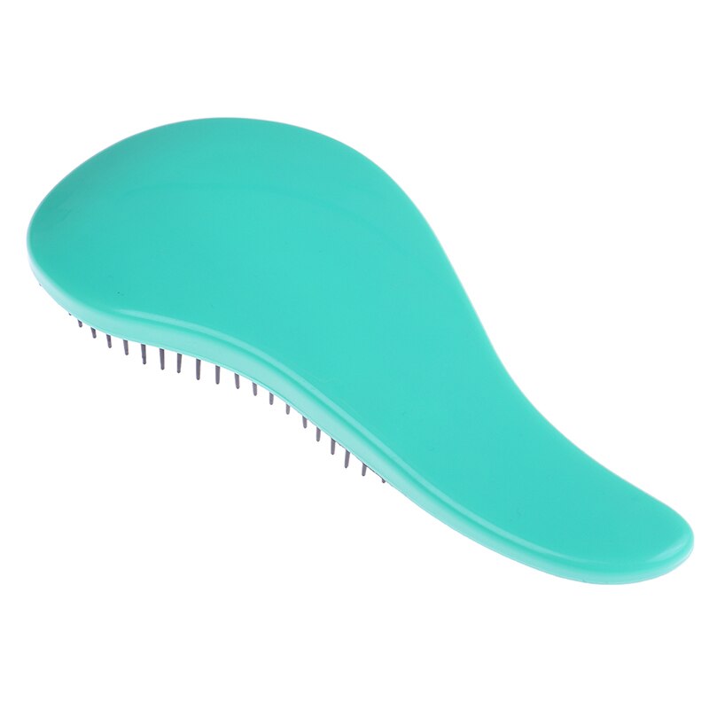 Salon Gentle Anti-static Brush for Baby Kids and Women Detangling Hair Brush Combs Tangle Wet Dry Bristles Handle Tangle Curly: 4