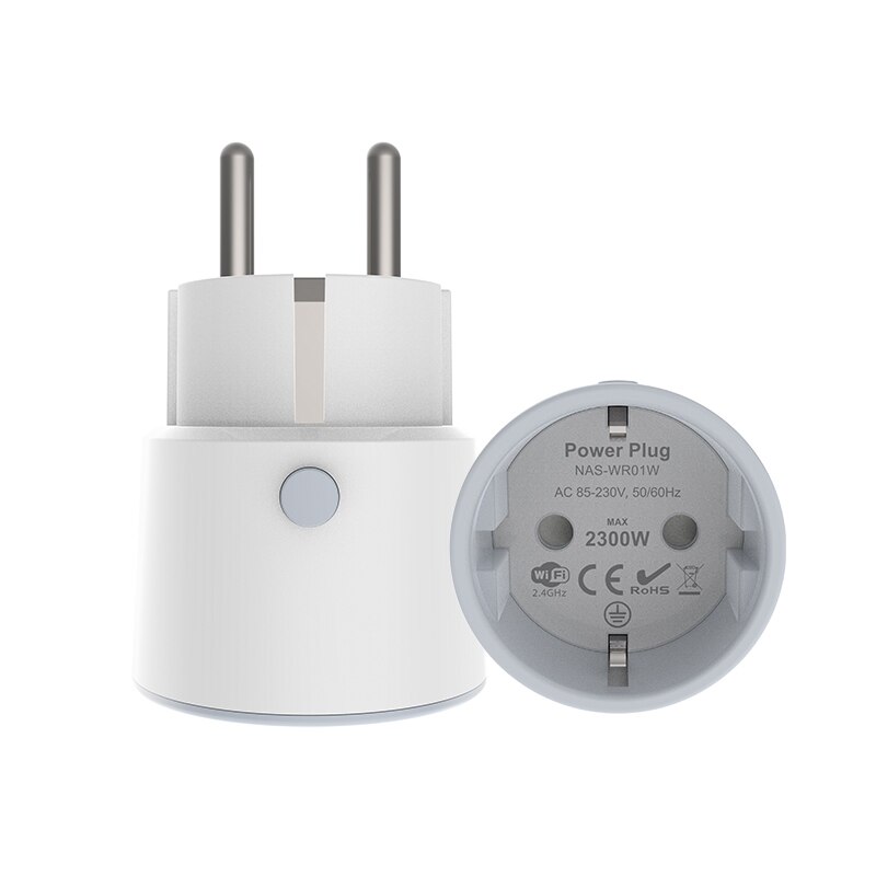 16A Tuya WIFI Smart Life Socket Support WiFi Network Remote Control Timing ON/OFF Smart Plug Socket With Power Energy Monitor: 16A / EU