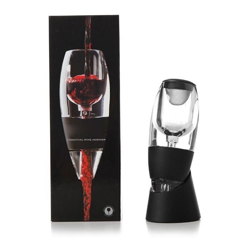 Rode Wijn Beluchter Filter Decanter Essential Wijn Beluchter Box Set Snelle Decanter Led Verlichting