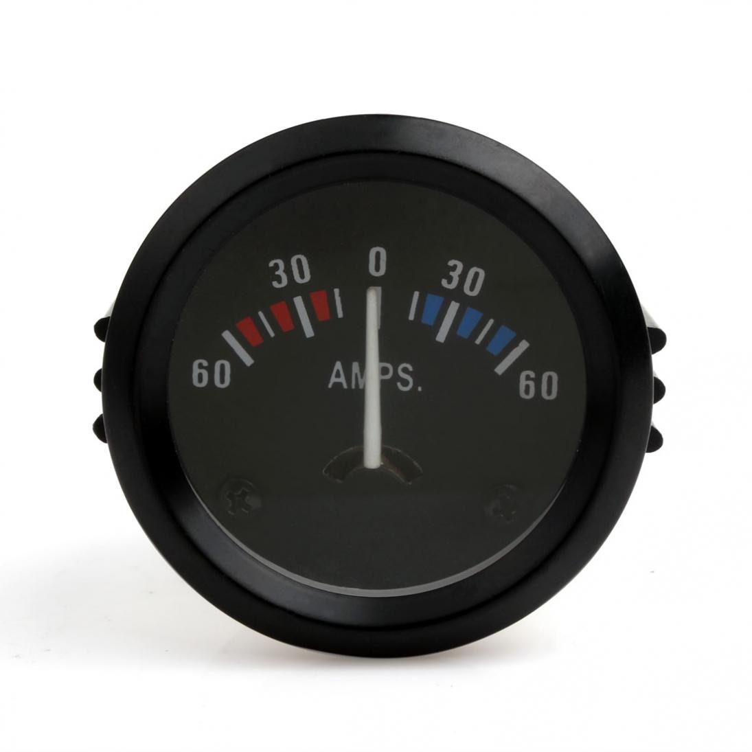 2 "52 Mm 12V 60-0-60 Amp Universele Auto Ammeter Gauge Meter Voor Auto/boot/Vrachtwagen/Atv