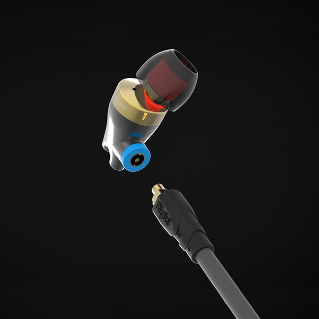 SENFER DT2 IE800 Version 2 Ceramic Earphone Dynamic With BA Hybrid Drive Unit HIFI Music DJ Studio Earplhone With MMCX Interface