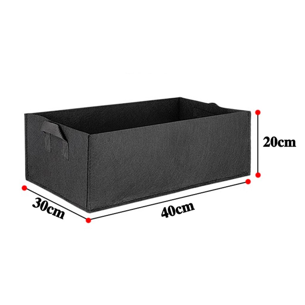 Stoff Angehoben Garten Bett Rechteck Atmungsaktive Pflanzen Container Wachstum Tasche # SRN: BK