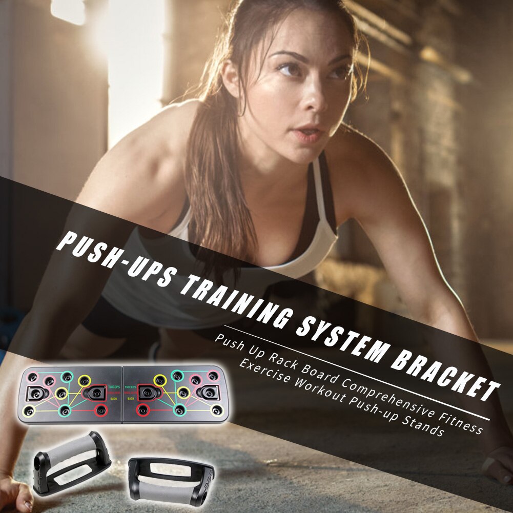 Push-up Stand Board Home Gym Body Building Fitness Exercise Sports Comprehensive Training Equipment Building Equipment Tool