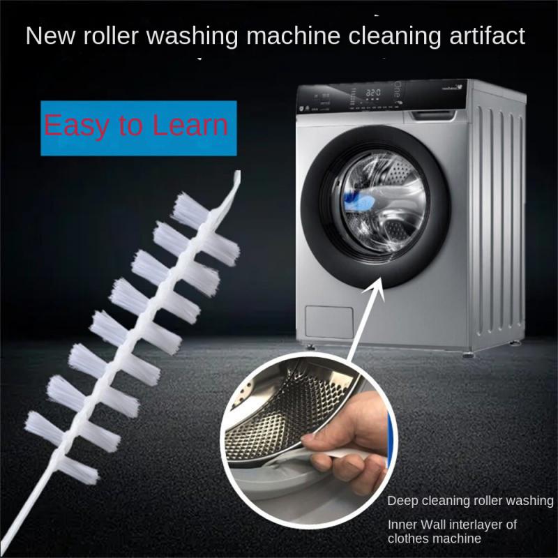 Universal Cleaning Brush Drum Washing Machine Cleaner Brush Radiator Dryer Machine Inner Barrel Long Brush Handle Washing Tool