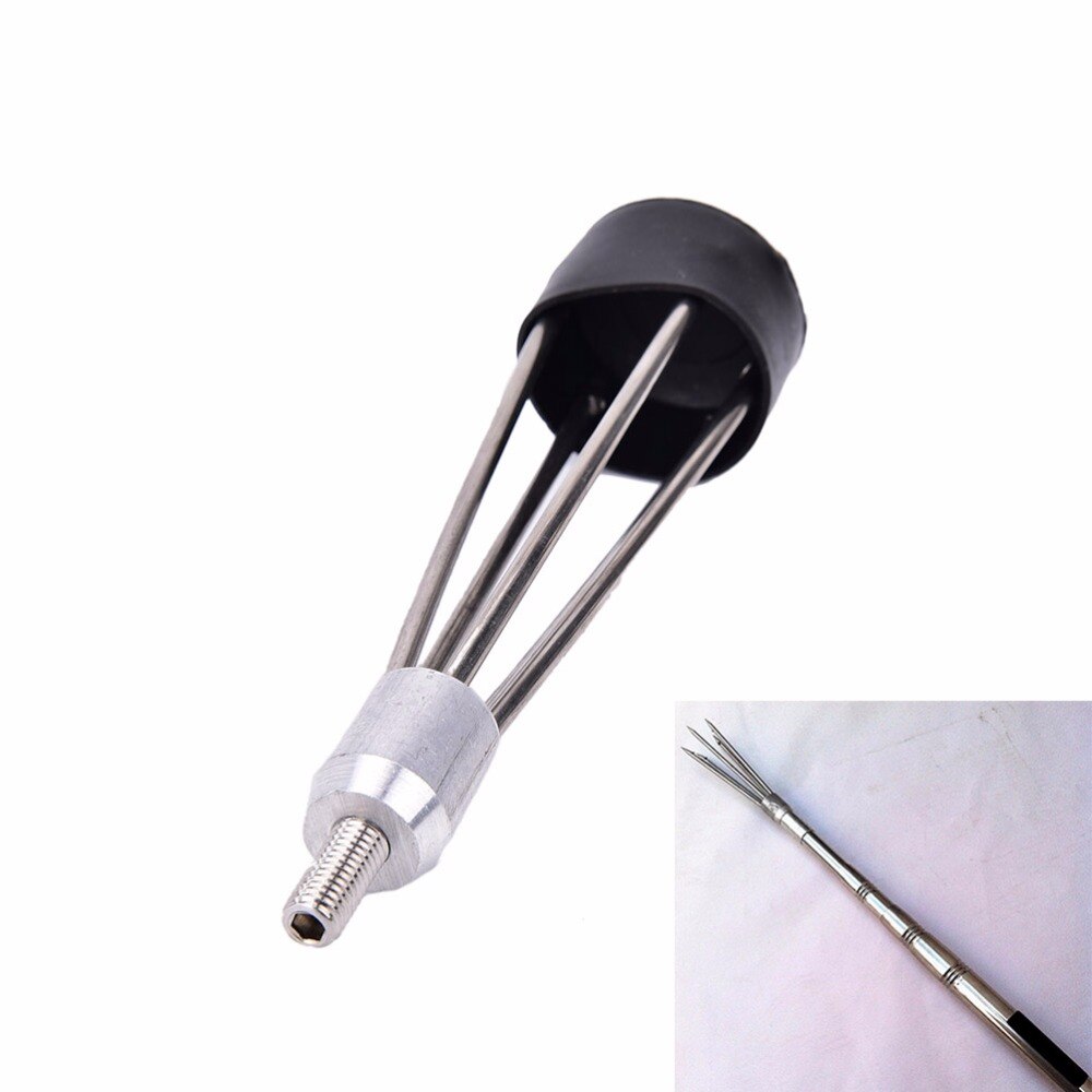Vissen Spear 5 Prong Speerpunt Vork Harpoen Tip Met Weerhaken Duiken Speer Scherpe Hoofd Outdoor Vissen Tools