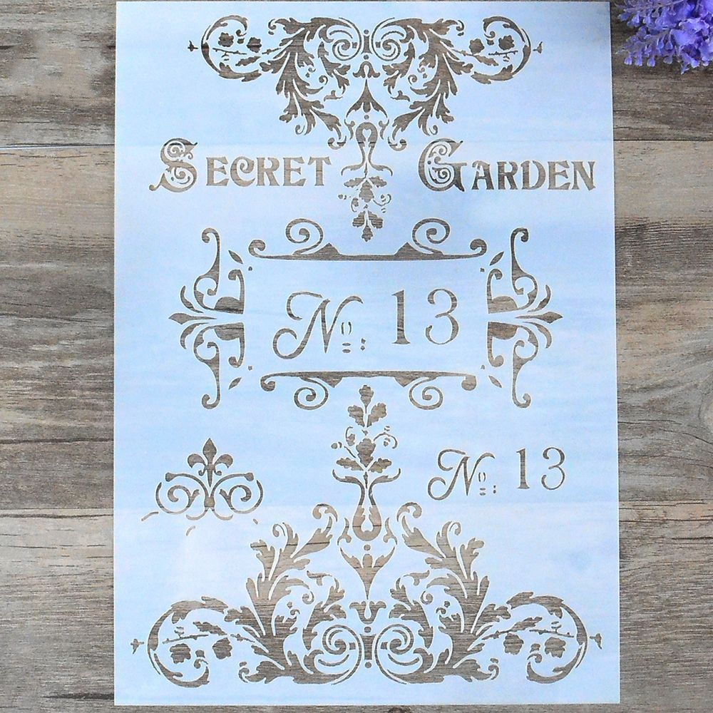 Diy håndværk lagdeling stencils skabelon til vægmaling scrapbog stempling tableau dekoration: 7